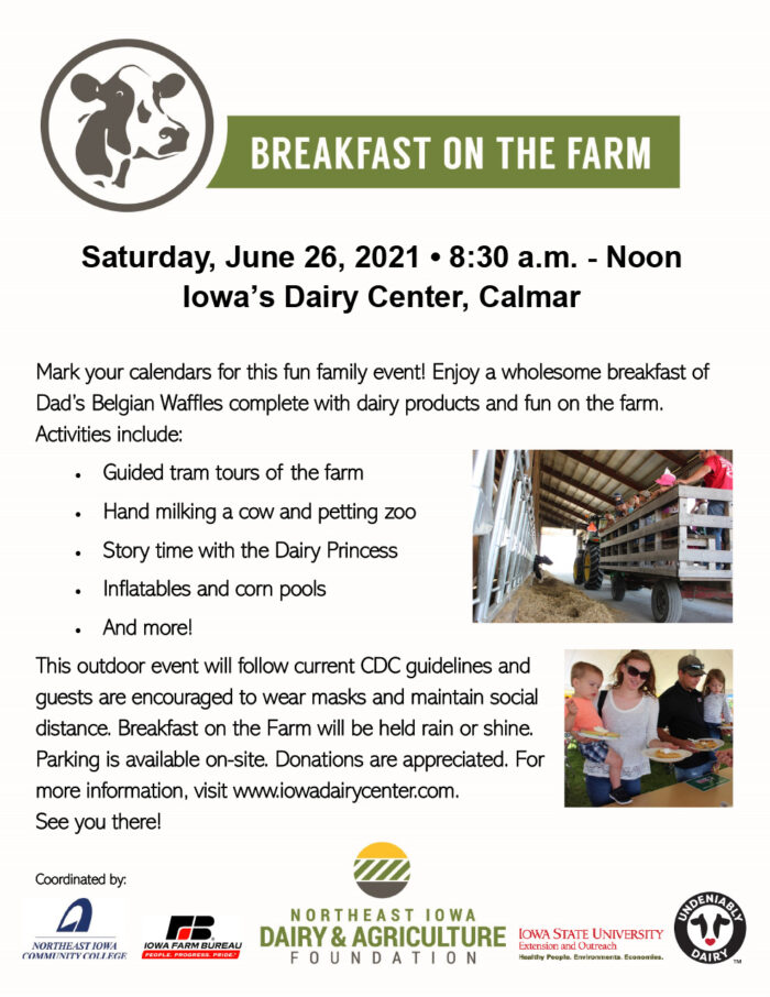 Breakfast on the Farm Iowa State Dairy Association